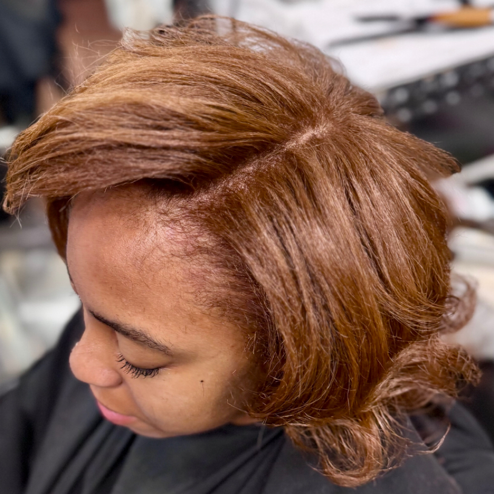 Full Head Lift and Deposit at The edge beauty concept salon ny in Massapaqua, NY