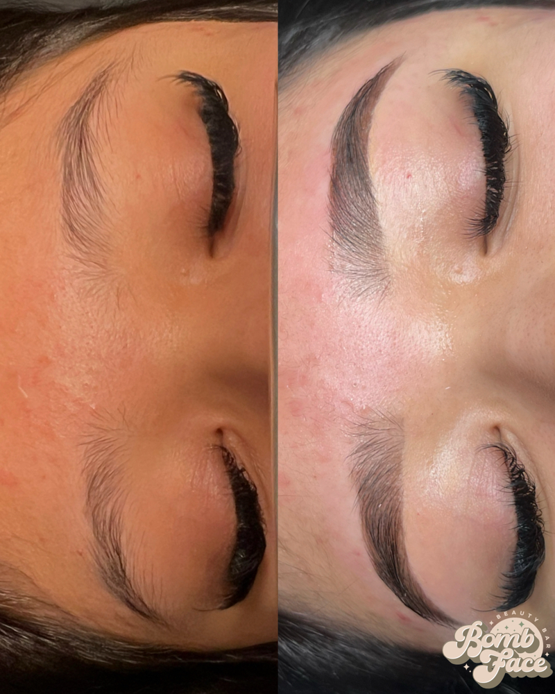 Brow Tint + Wax at Bomb Face Beauty Bar in Clive, IA