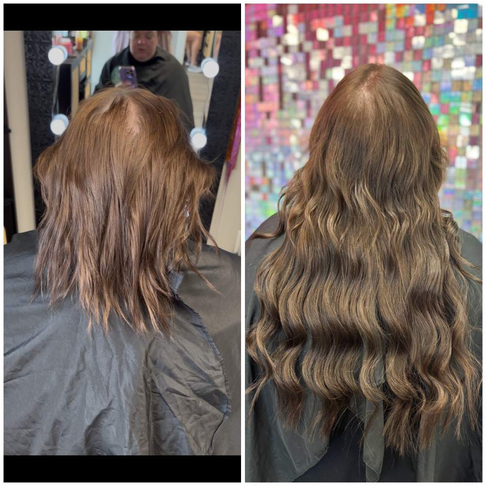Extension Install at Hexed Hair in Tyler, TX
