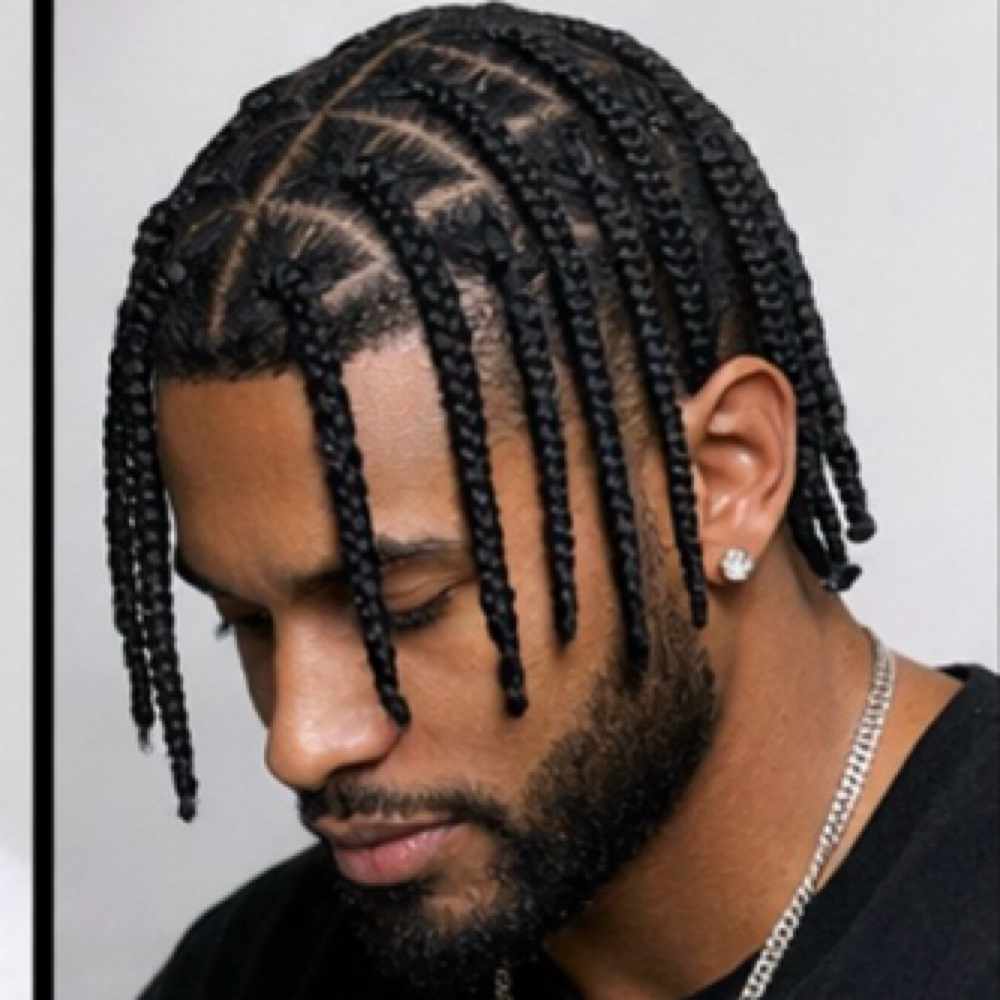 Men Boxbraids at G'Nels  Braids Studio in LYNNWOOD, WA
