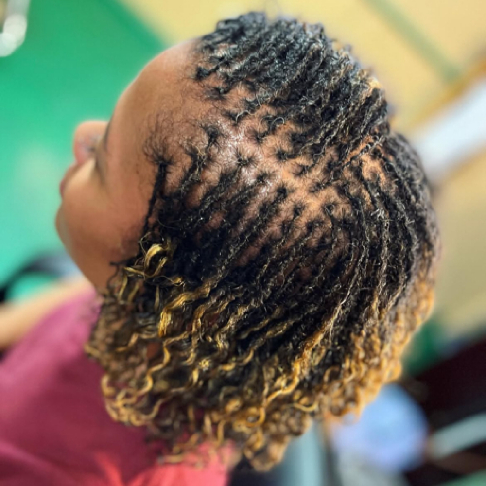 Micro Loc Retie 4-8 Weeks at Butterfly Styles | Natural Locs in Long Beach, CA