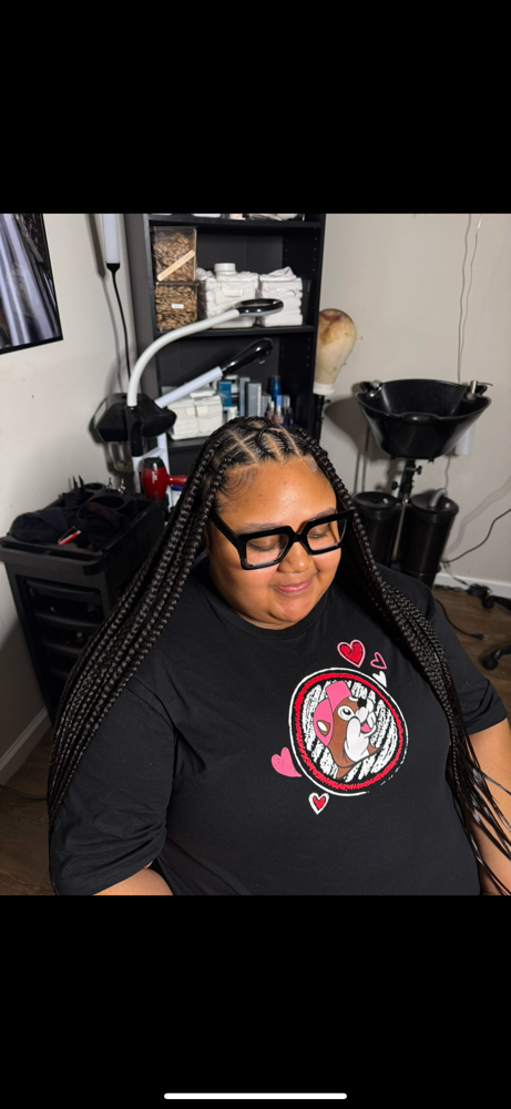 Medium Freestyle Fulani Braids