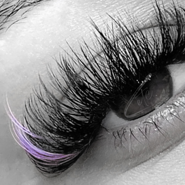 Colored Lash Extensions