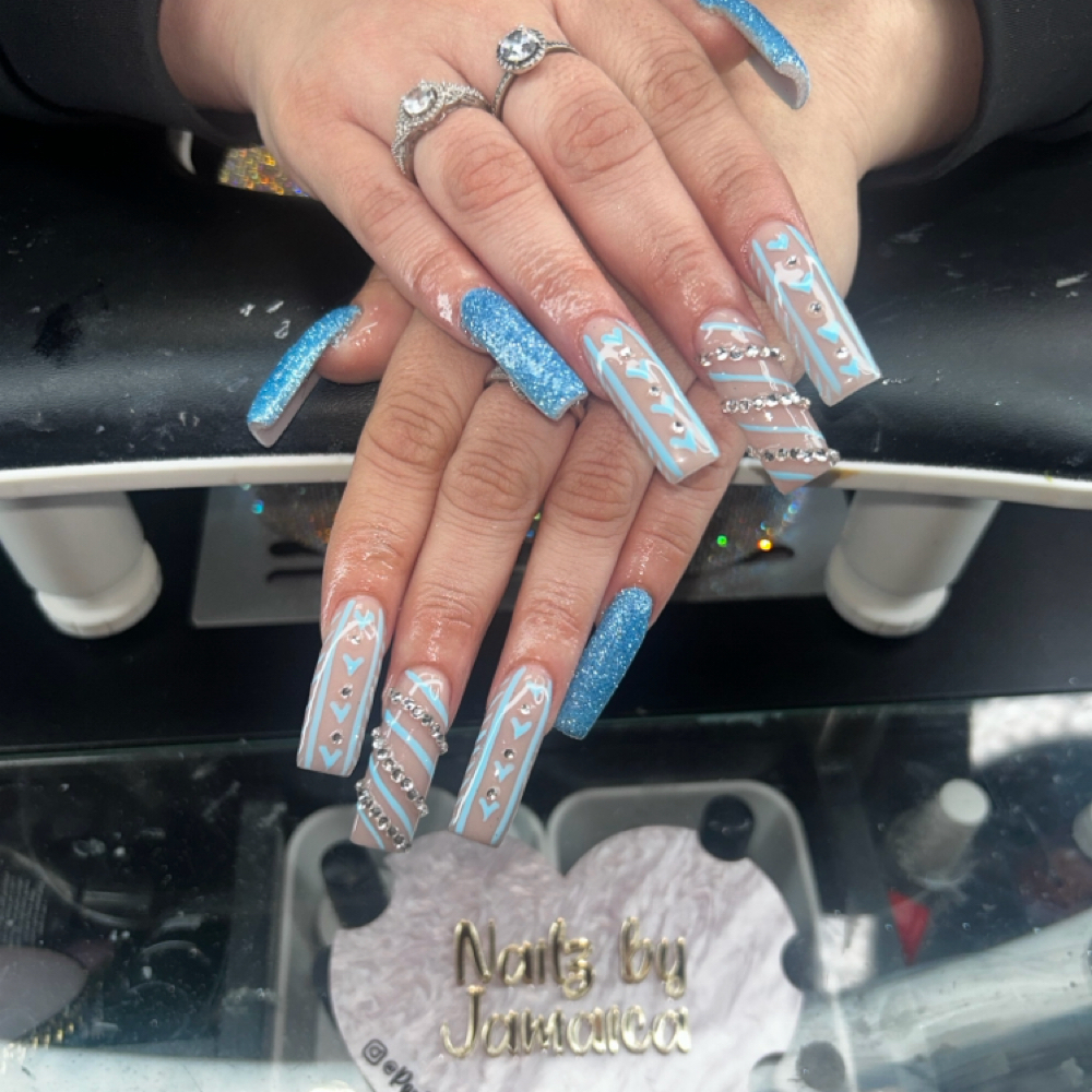 Long Acrylic Nailz at Perfectly Touched Nailz in Louisville, KY