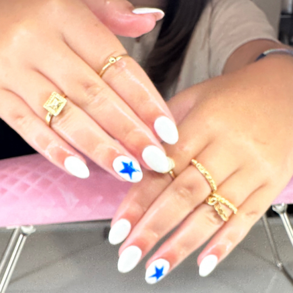 Short Acrylic Set at Honey & Mane Revival in Richland Hills, TX