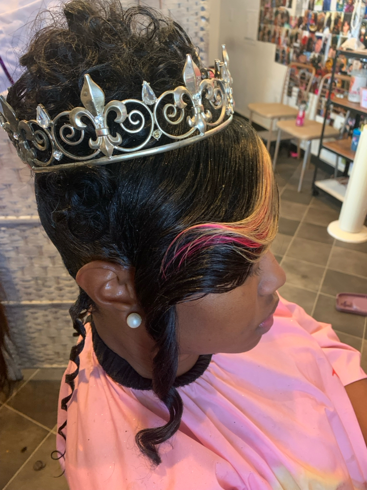 Pin-up Style With Weave