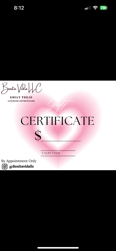 Gift Certificates