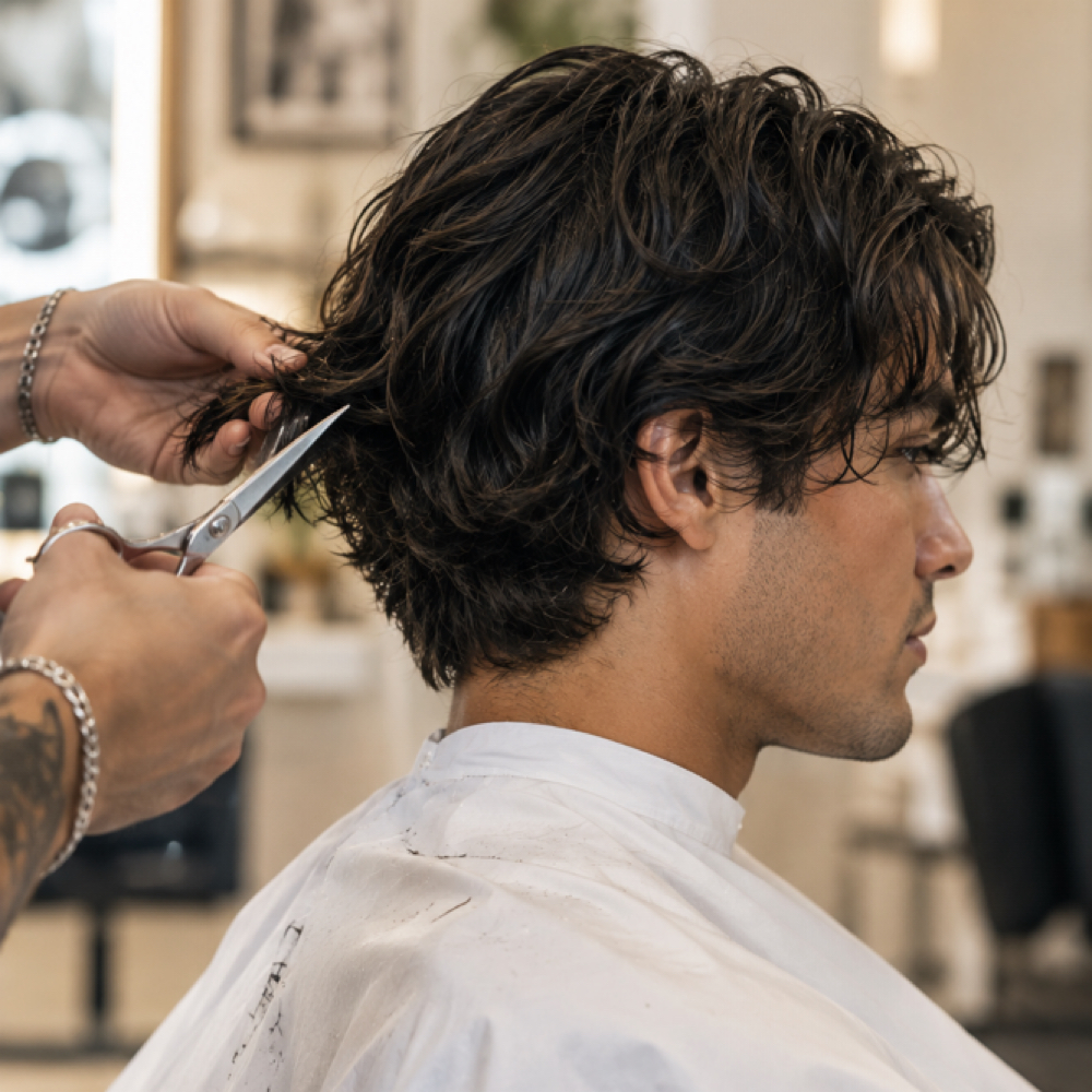 Transformation Haircut at Atlas Men’s Salon in Raleigh, NC