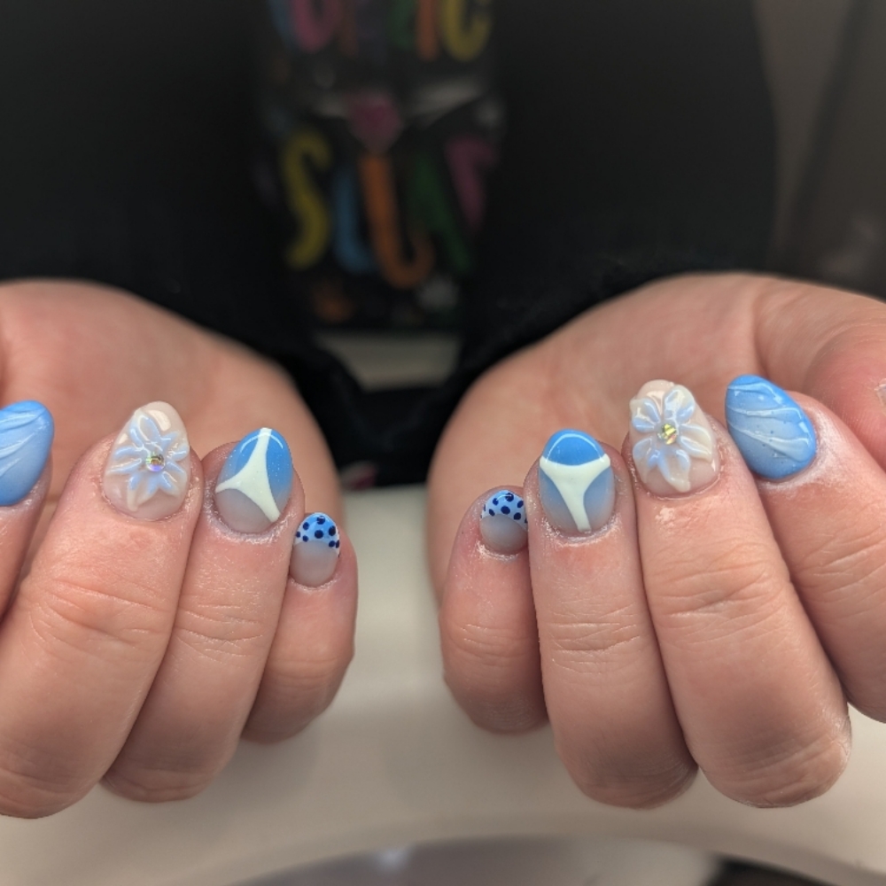 Nail Art Full Design at Studio1422 in New Holstein, WI