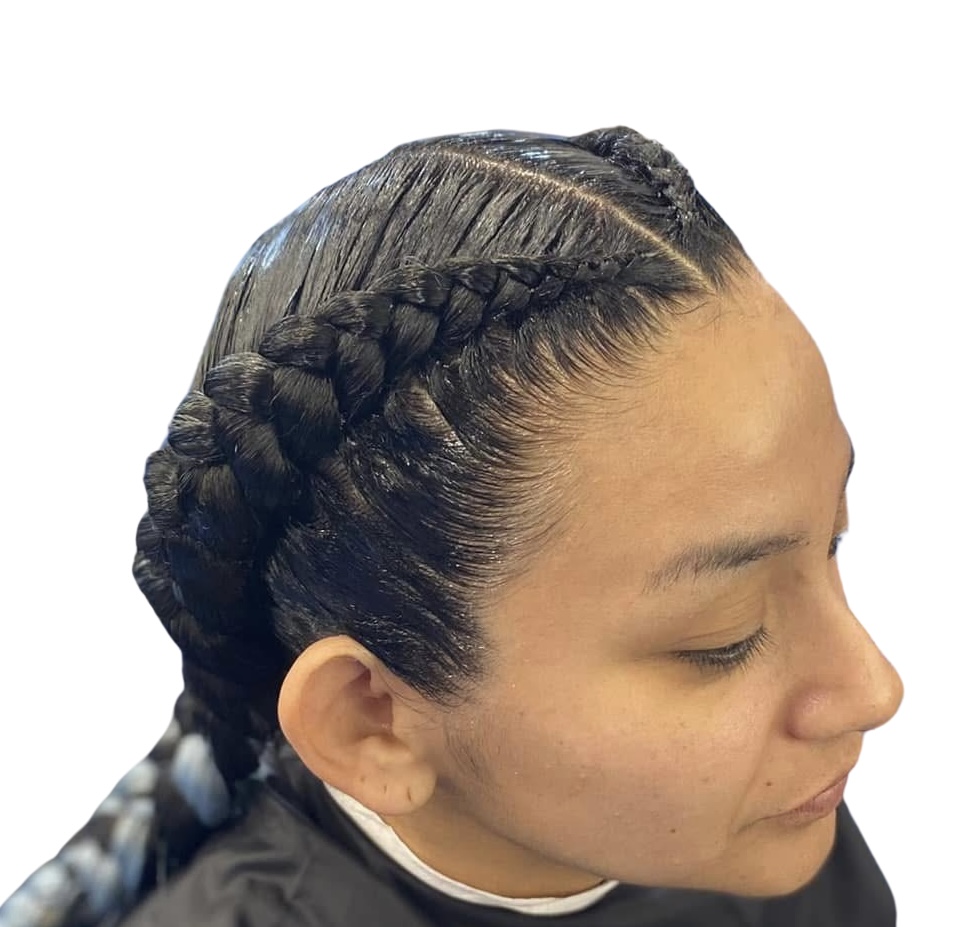 Two Feed In Braids at Applying Pressure in yoakum, TX