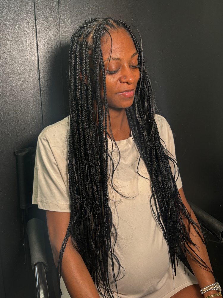 Mermaid Braids ( BodyWave curls)