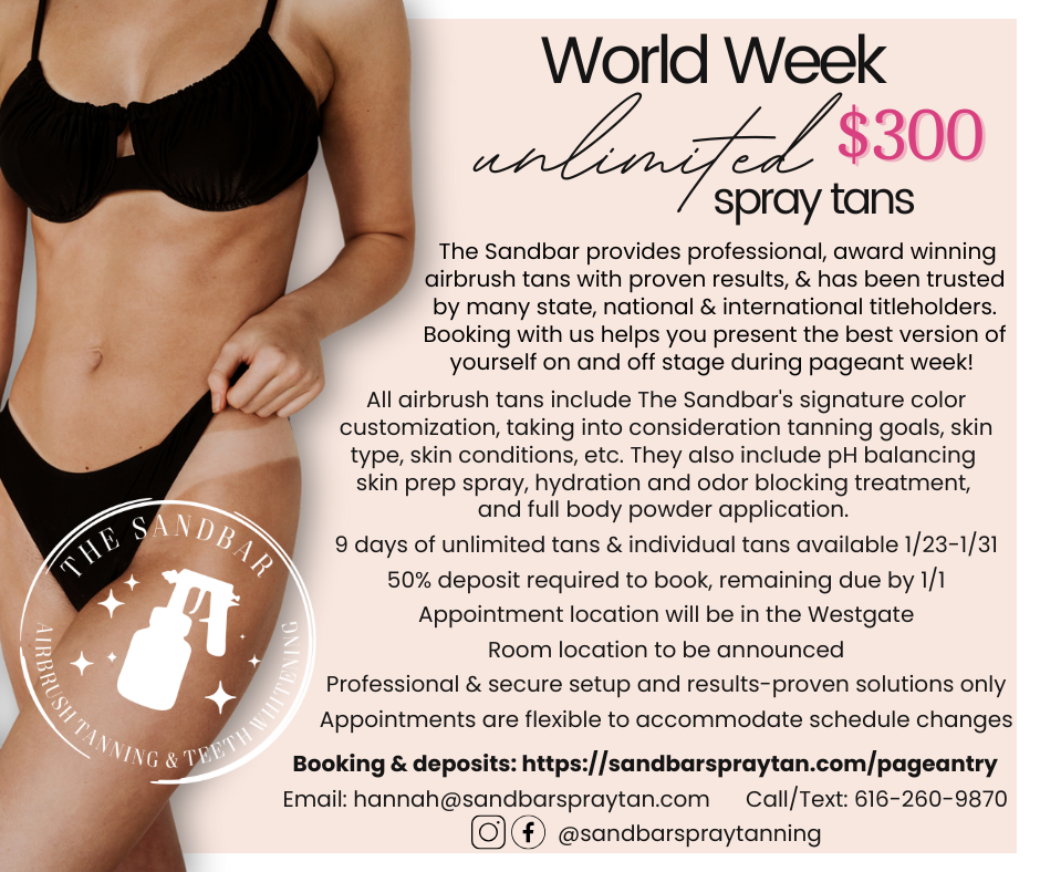 Mrs. World Week Unlimited Tans