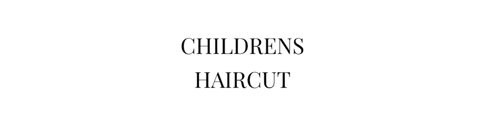 Childrens Haircut