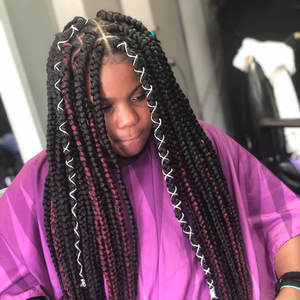 Kids Medium/large Box Braids