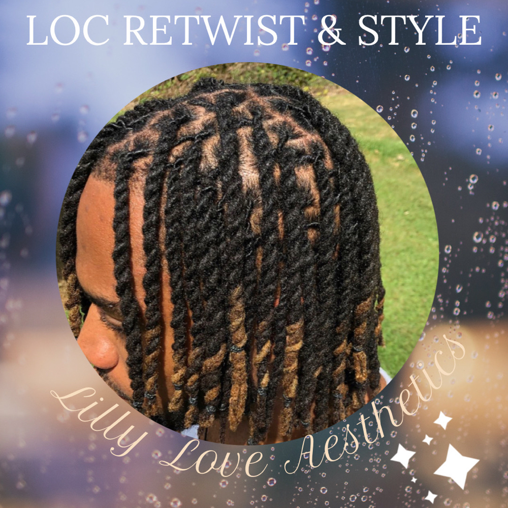 Loc Retwist & Style