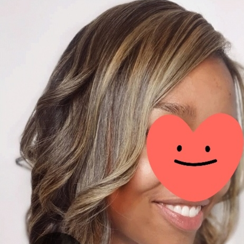 Partial Foils Highlights at Royalty Envision Salon&spa llc in Tobyhanna, PA