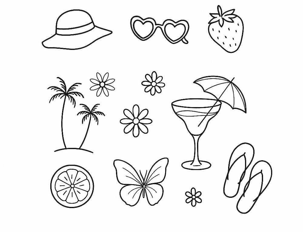 Summer Girl Flash Sheet