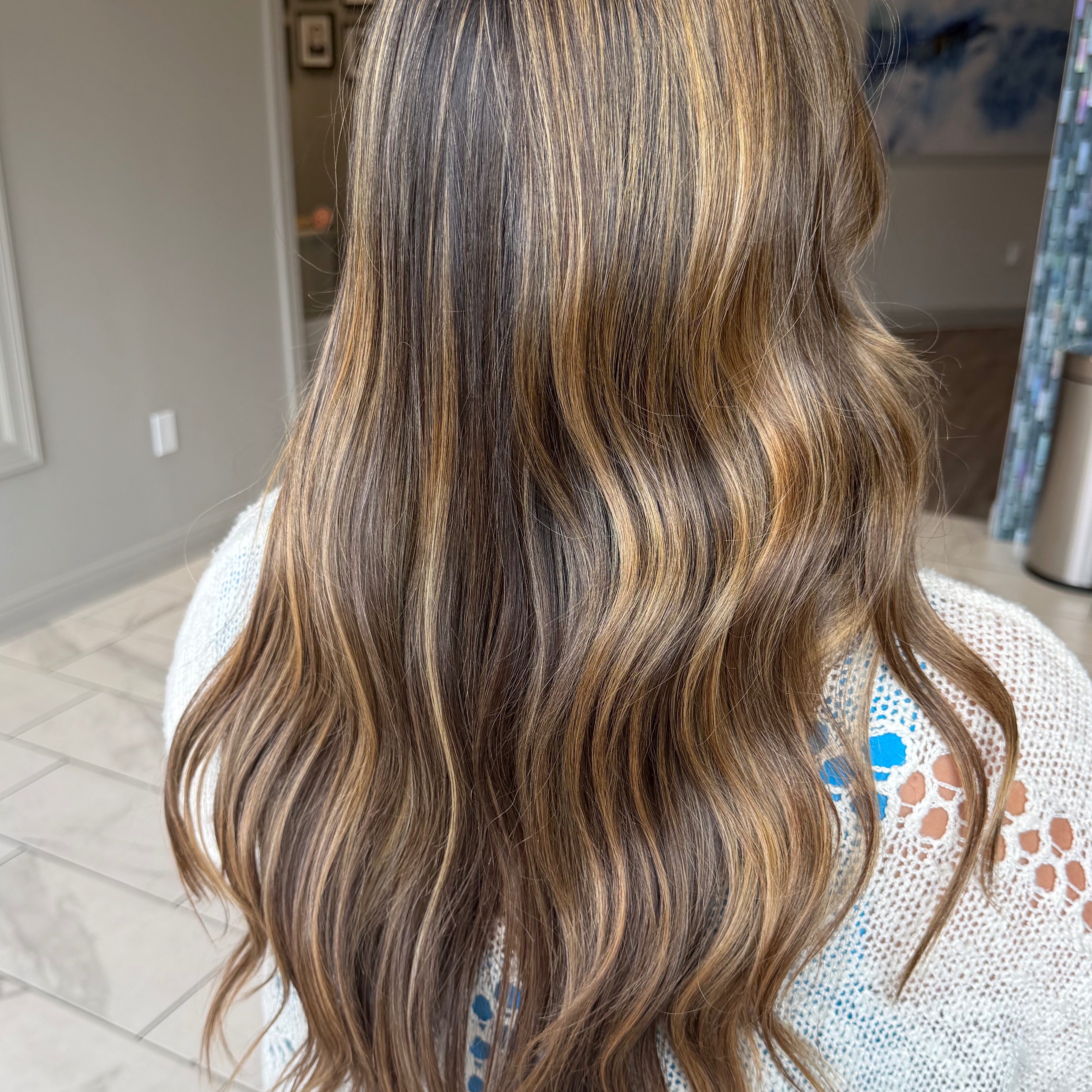 Custom Extension Color add on 🎀 at The Hair Lounge in Hurst, TX