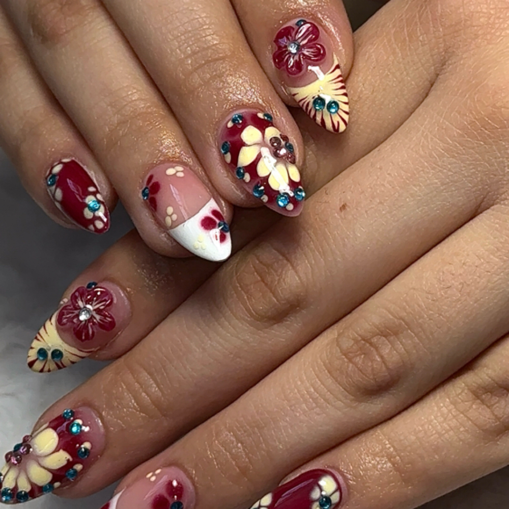 Medium Full Set at Nailz by Drea in Jasper, IN