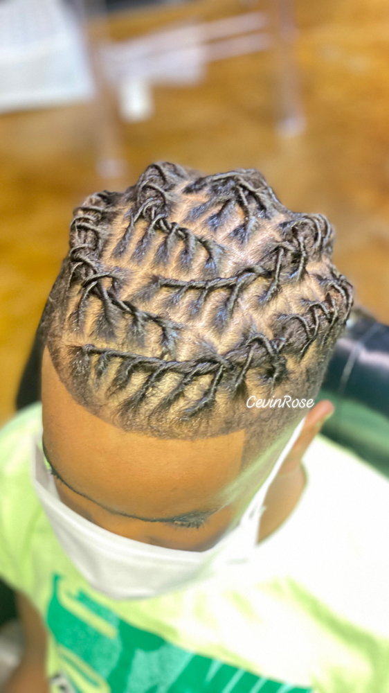 Locs Retwist  (Basic Style)
