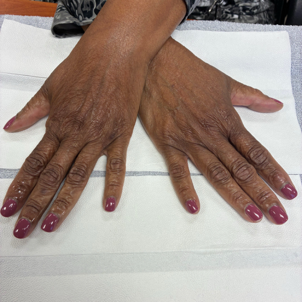 Women Spa Manicure at AlmondNailCo in Grandblanc, MI