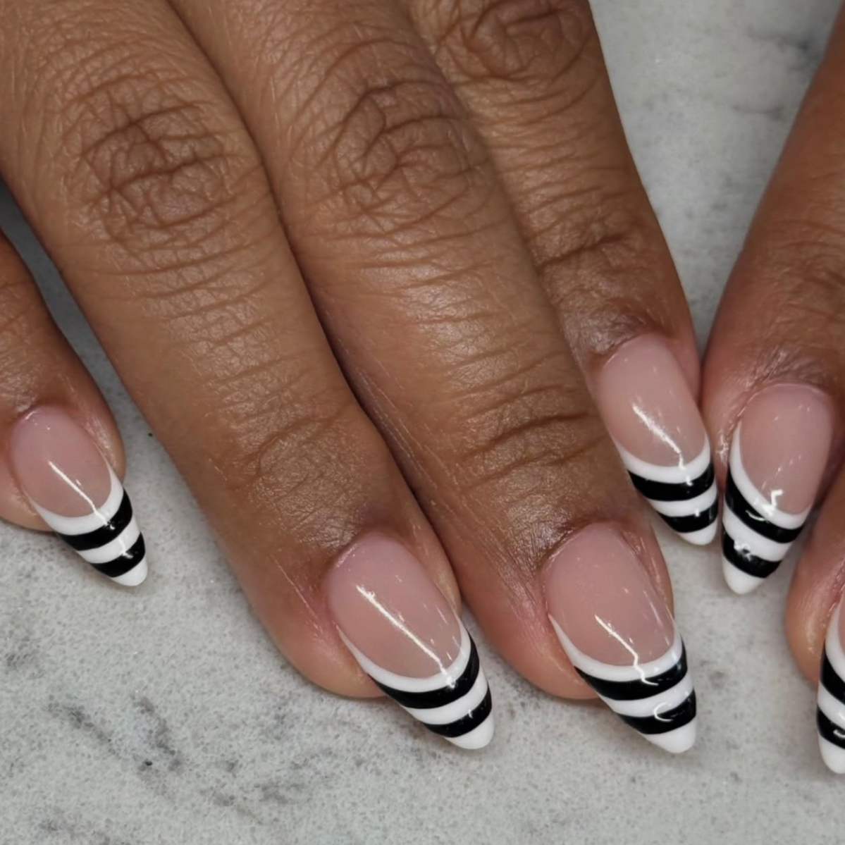 Hard Gel Overlay - Simple Art at NATLUXENAILS in New York, NY