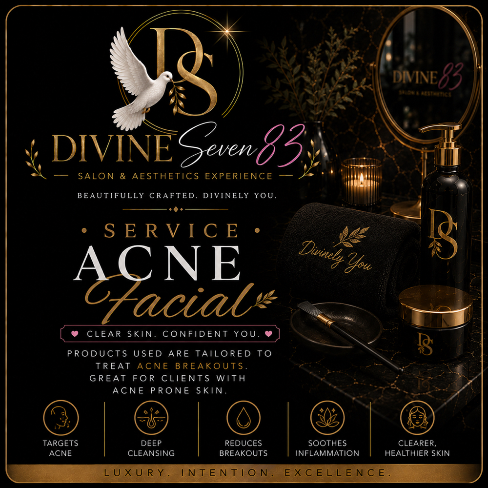 Acne Facial at Divine Sevyn83 Salon & Aesthetics in Alexandria, LA