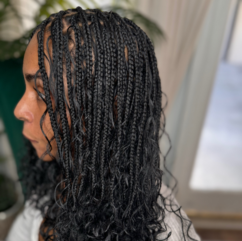 Bohemian Knotless Mid Back