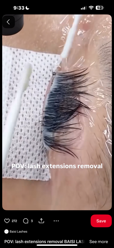 Eyelash Removal at Edge&Elegance by Yas Suleyka in Dumas, TX