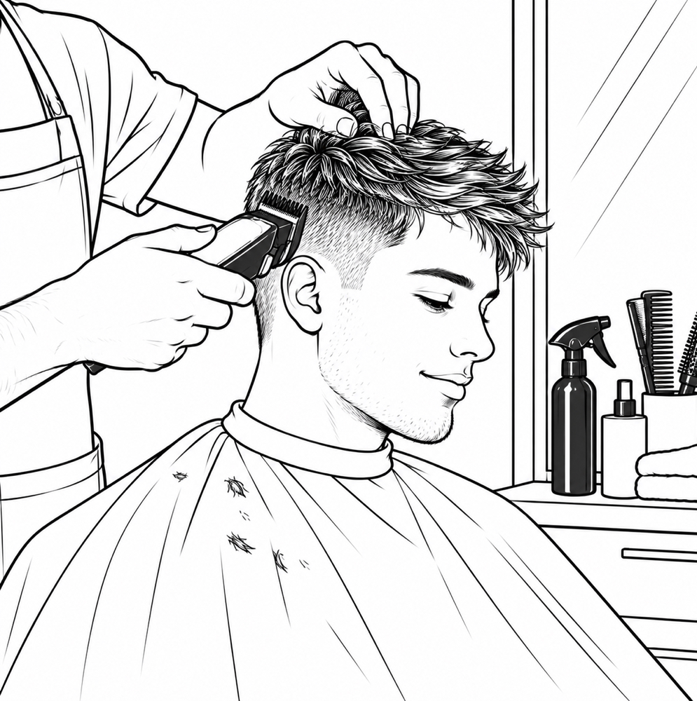 Mens Cut at The FAB Spot, Beauty and Bling in West Chester, OH
