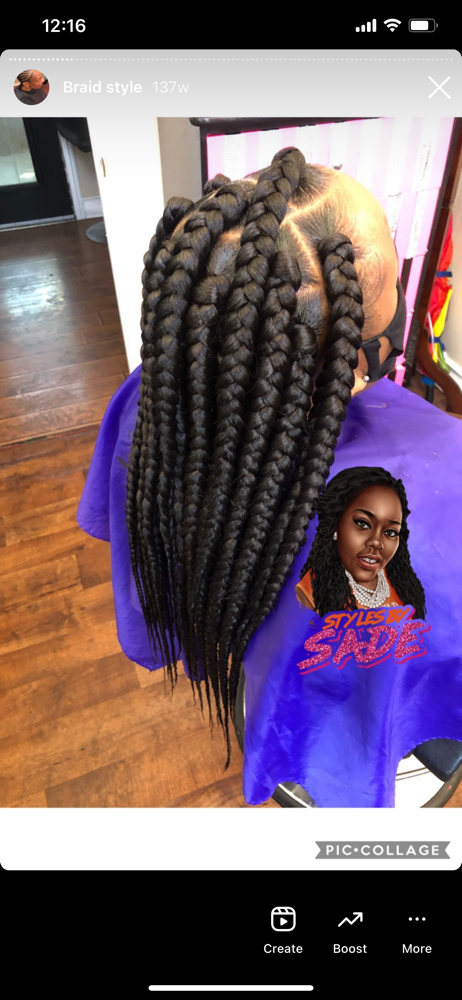 Jumbo Box Braids