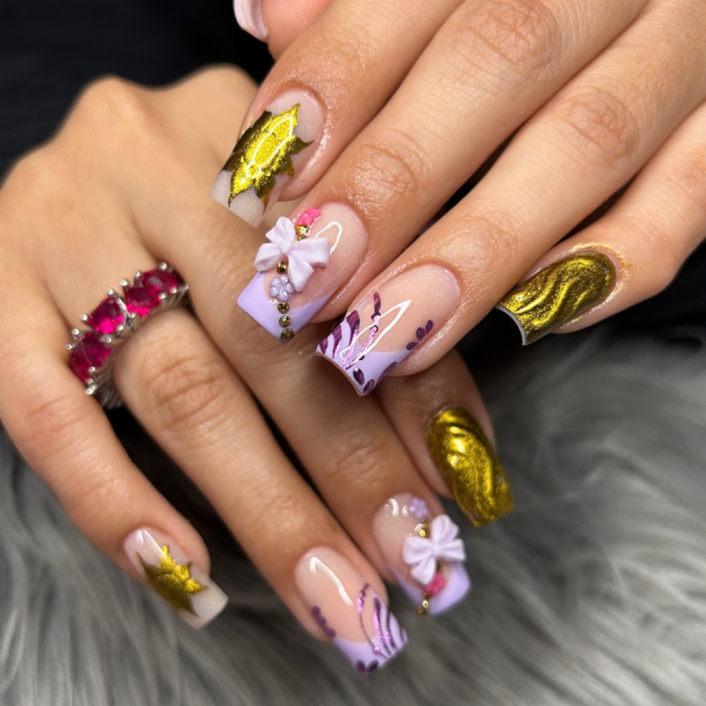 Elaborative Nail Art at TrishAcrylics in Fresno, CA