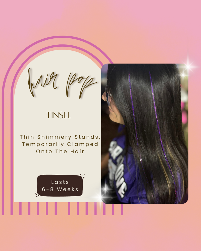 Hair Tinsel at Colorful Cosmo in Fair Grove, MO