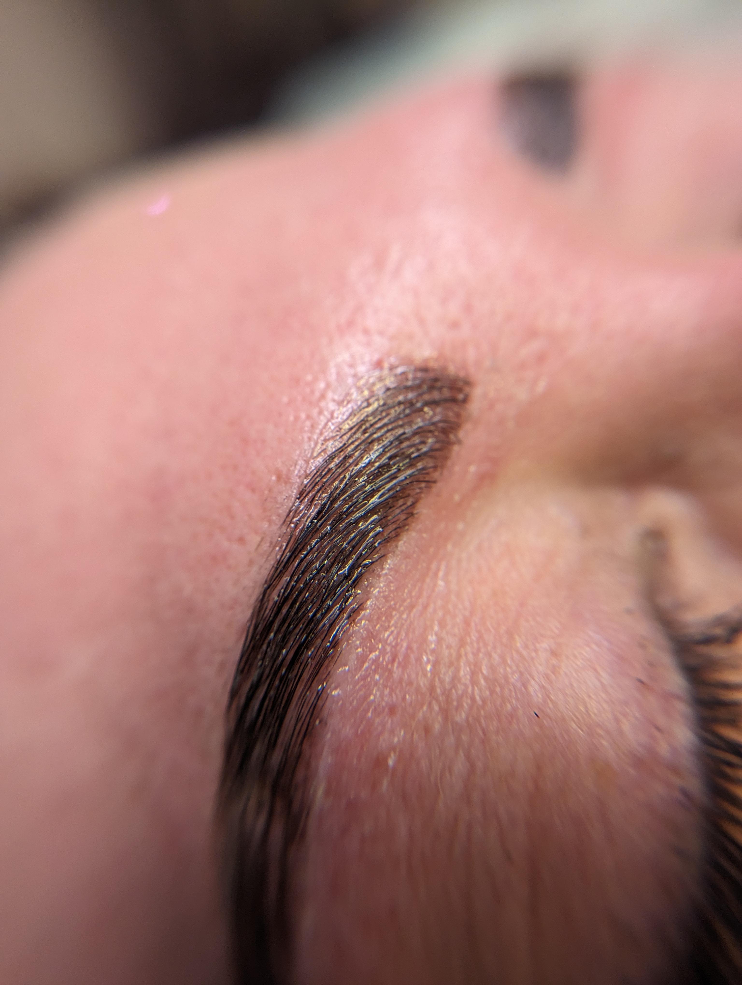 Brow Lamination With Hybrid Tint