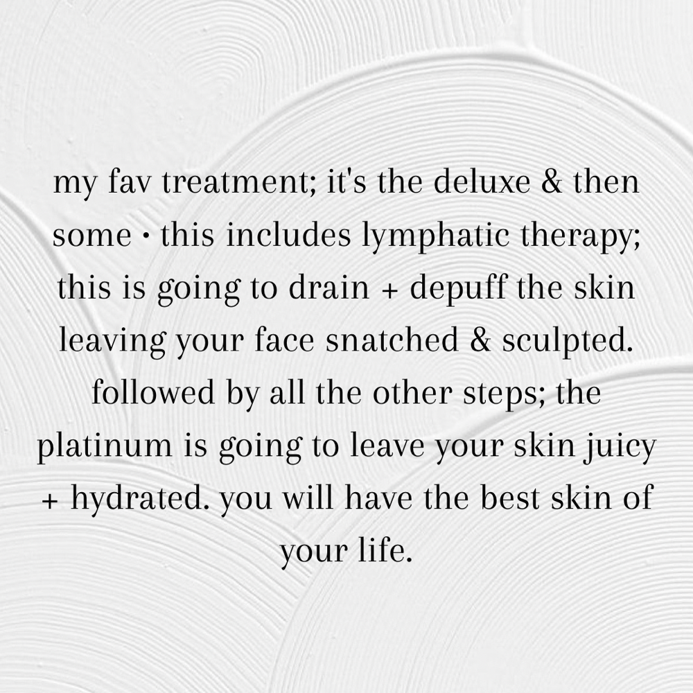 The Platinum Hydrafacial