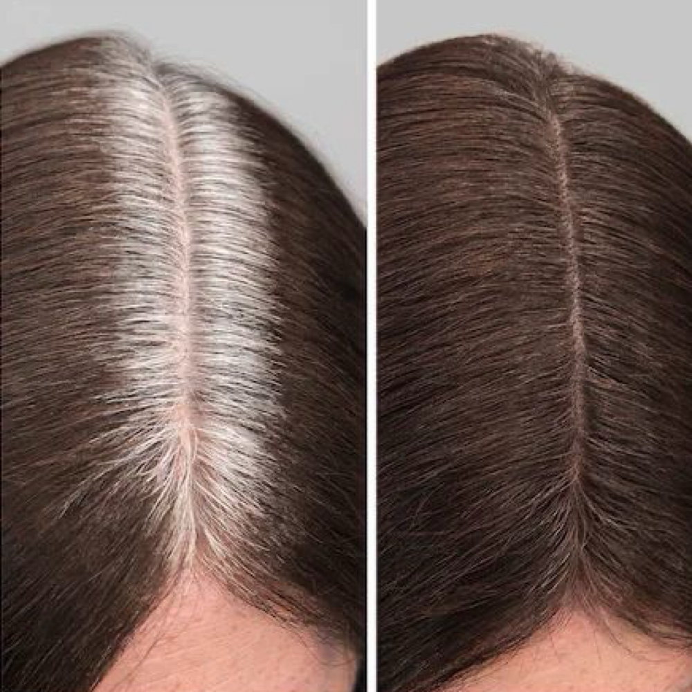 Root Retouch (Grey Coverage) at Sarah Caglia Hair in Clovis, CA