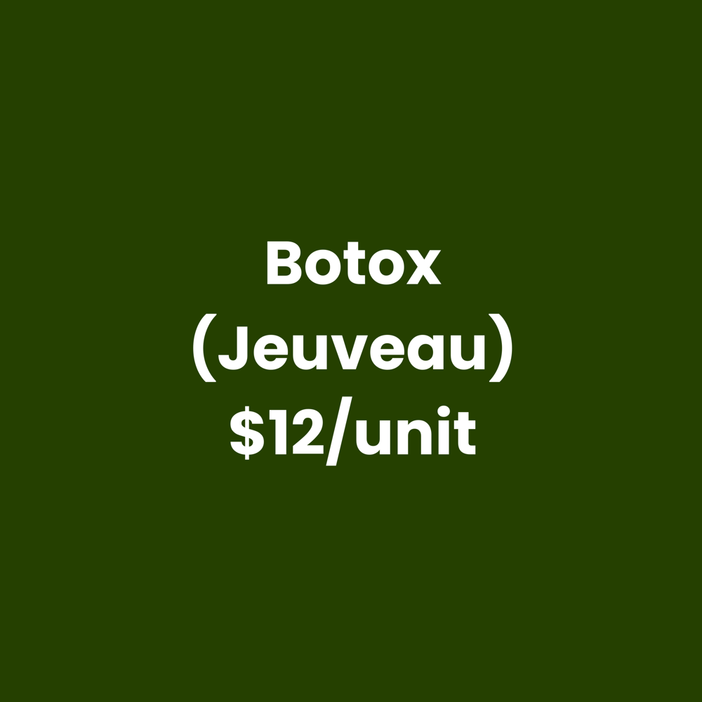 Jeuveau $12/unit