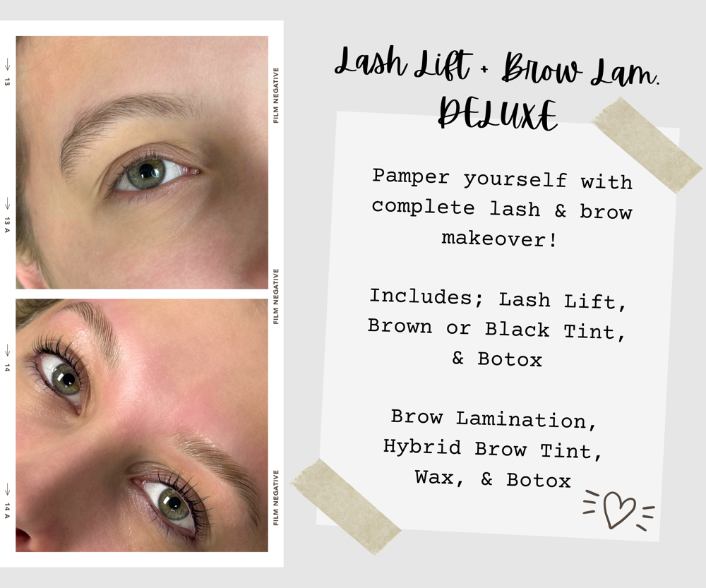 Lash Lift + Brow Lam {DELUXE} (A)