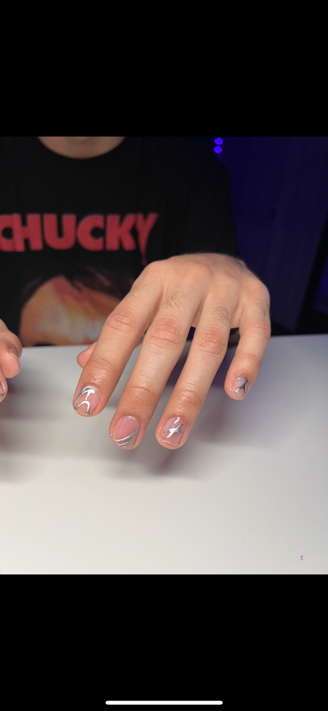 gel mani (men only)