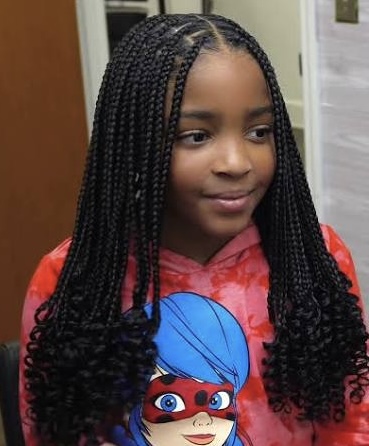 ✨ Kids Knotless Braids