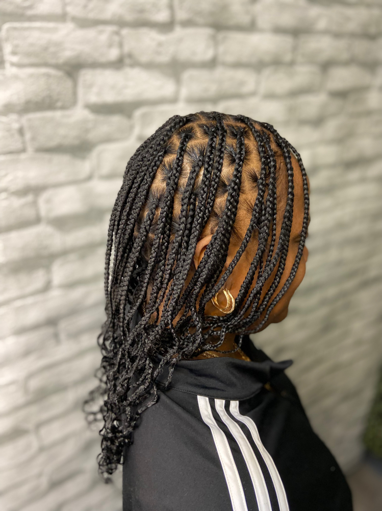 SMedium Knotless Box Braids