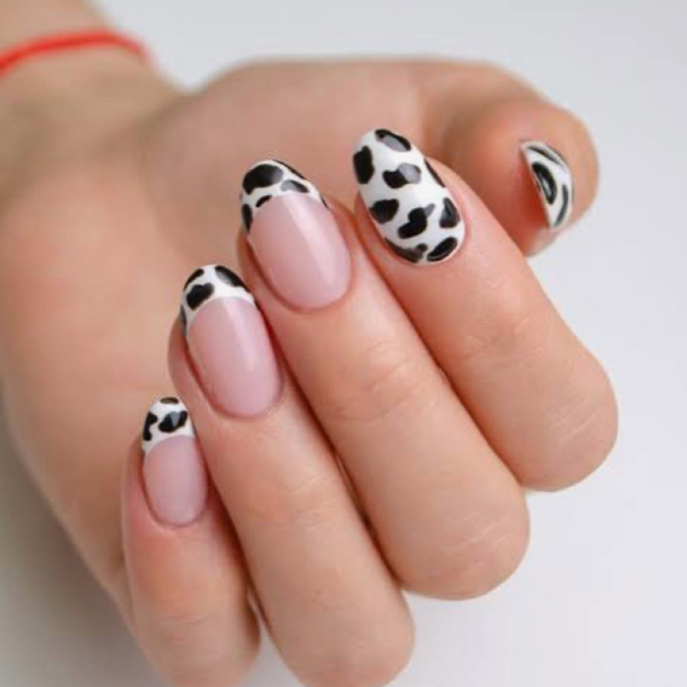 Acrylic fill at Aura Nail Studio in Costa Mesa, CA