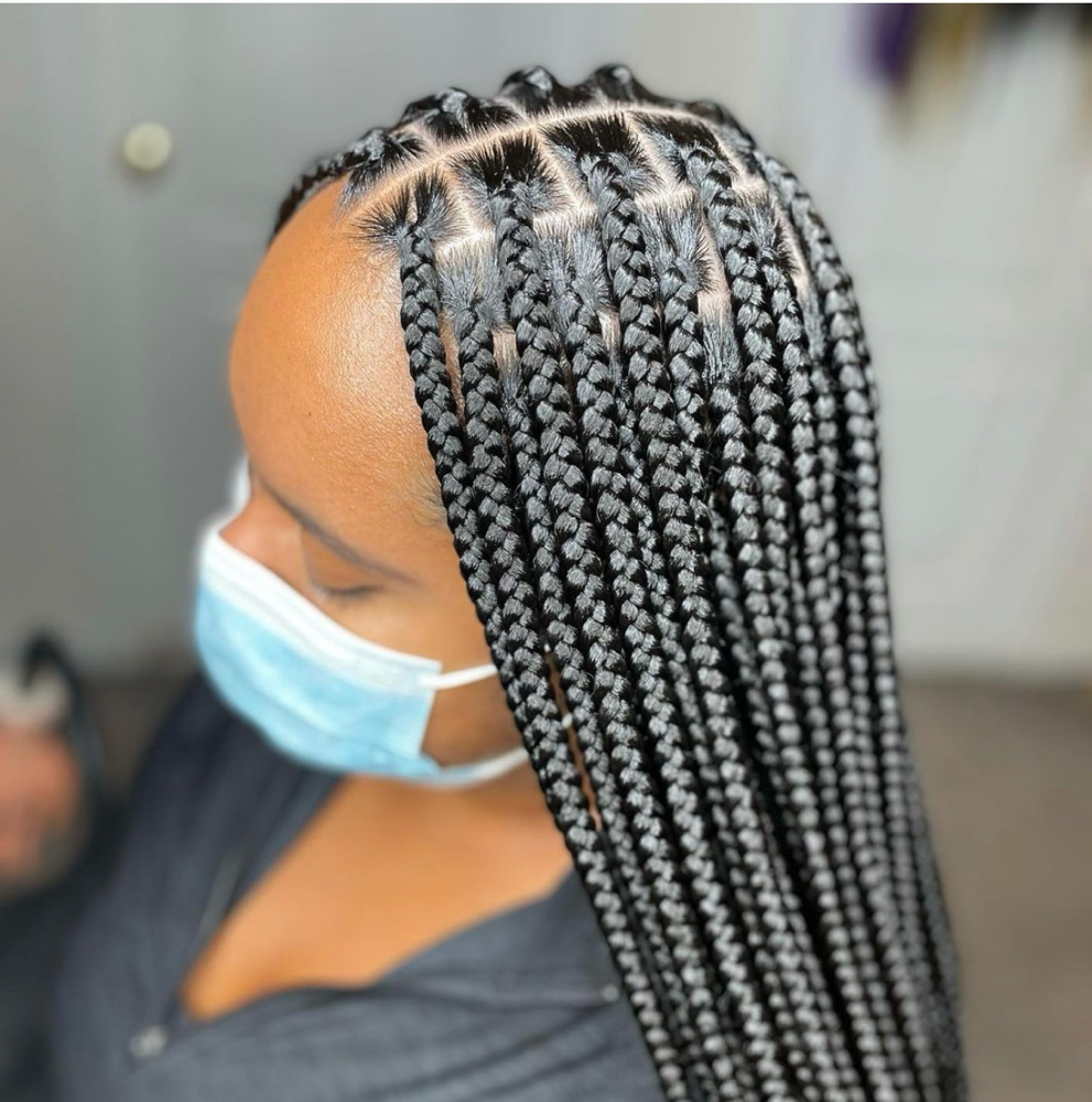 Medium Knotless Box Braids