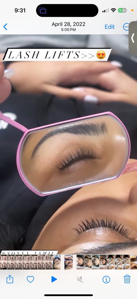 Keratin Lash Lift NO Tint