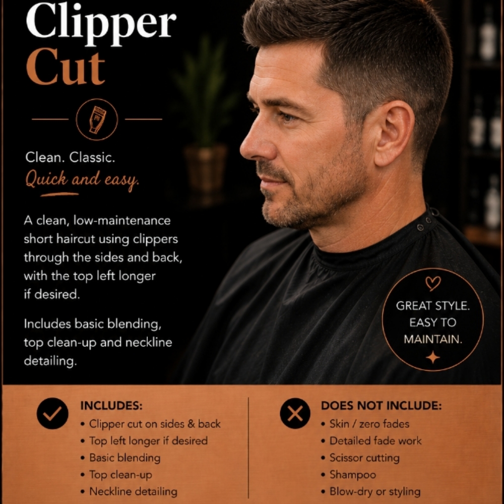 Clipper Cut at Zensational Salon in The Dalles, OR