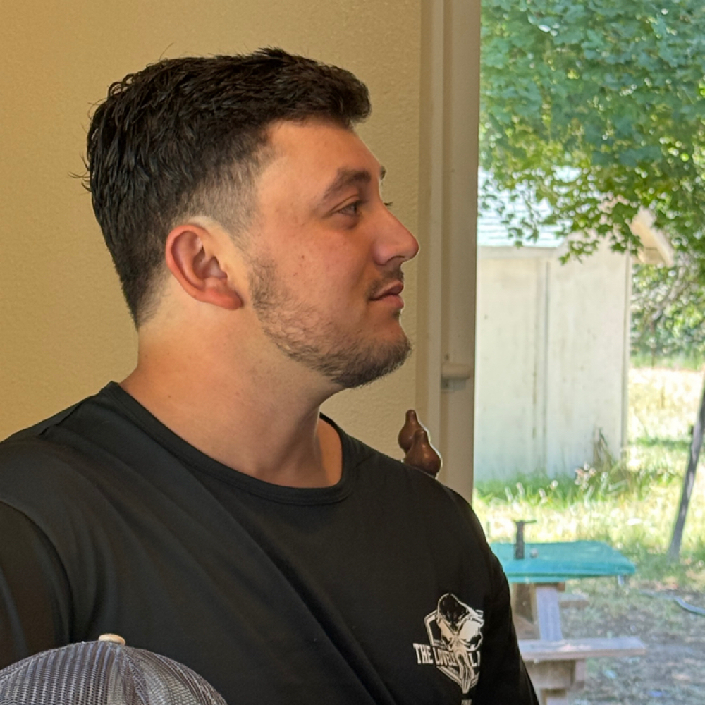 Men's cut at All About Me Beauty Bar in Labelle, FL