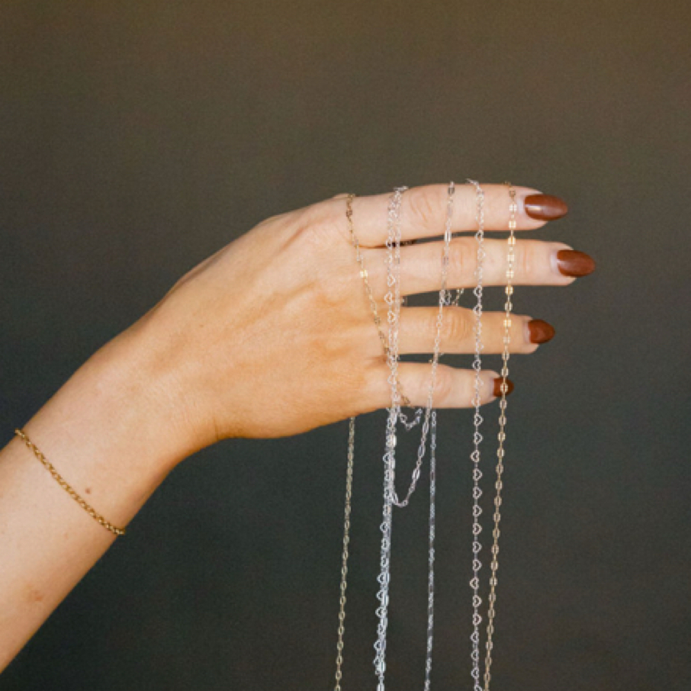 Permanent Jewelry at Crow Nail studio in Salt Lake City, UT