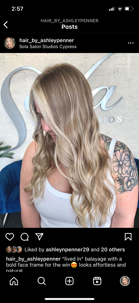 Partial Balayage