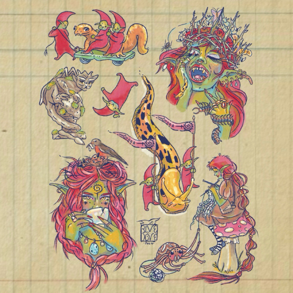 2026 Flash No° 6 - Goblin Cuties at Blue Dove Tattoo in Seattle, WA