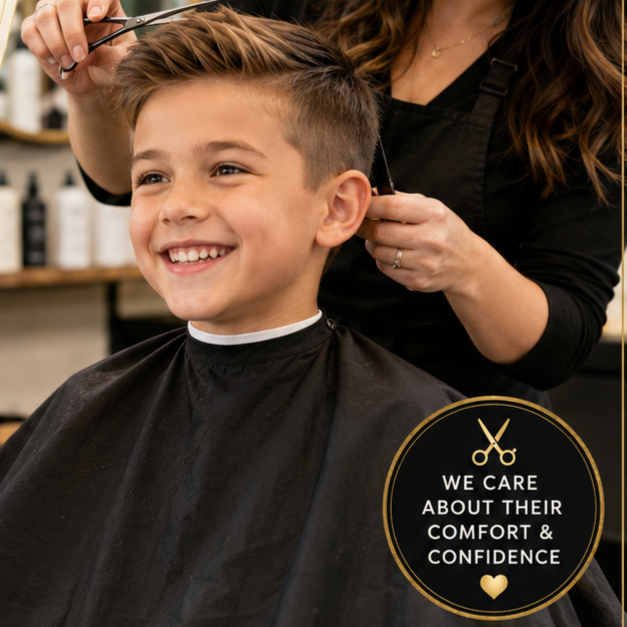 Kids Haircut, 12 and under at Hobson's Edge Hair Studio in Fort Wayne, IN